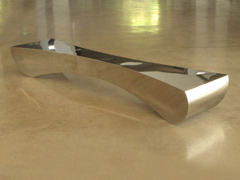 Luca Casini Editions Art Furniture SPACE CARVING Coffee Table Sculpture.